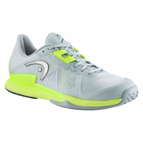 HEAD Sprint Pro 3.5 Tennis Shoes (Grey-Yellow)