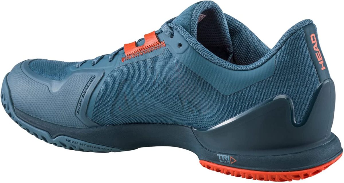 Head Sprint Pro 3.5 Men's Tennis Shoe (Bluestone/Orange)