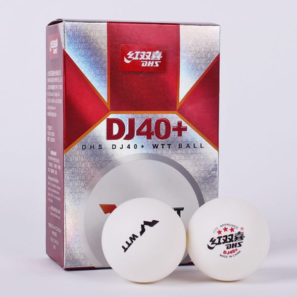 DHS DJ40+ 3 star WTT balls (Pack of 6)