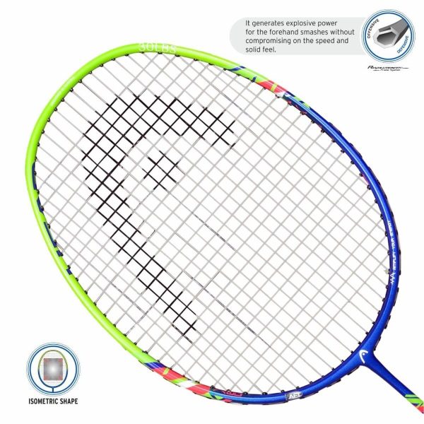 HEAD XENON LITE BADMINTON RACQUET (STRUNG)