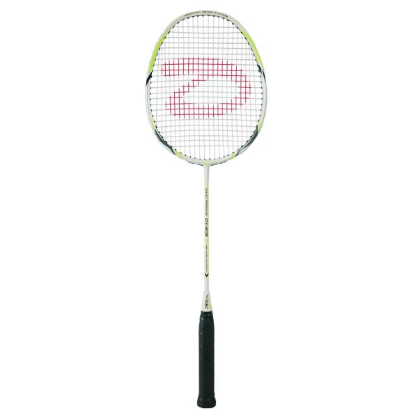 DSC Dx-505 Badminton Racquet (White/Green) - Strung