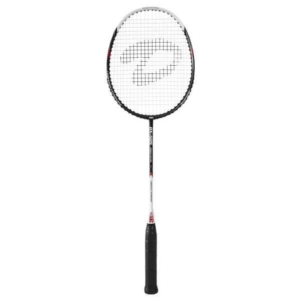 DSC Dx-505 Badminton Racquet (White/Grey) - Strung