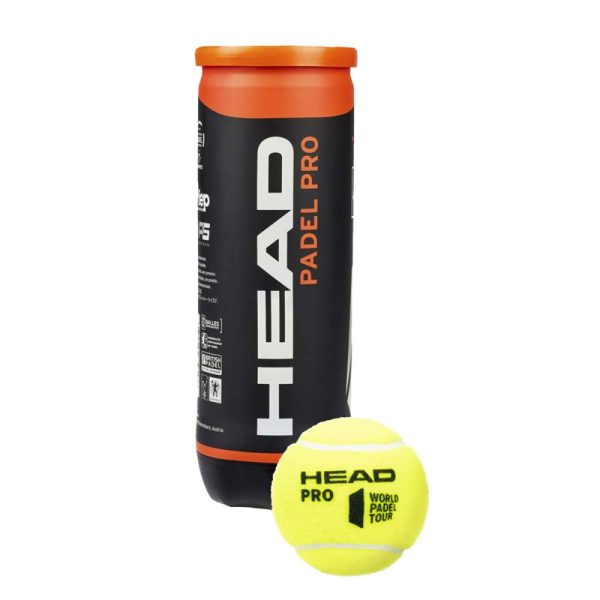 Head Pro Padel Balls Can - 3 balls