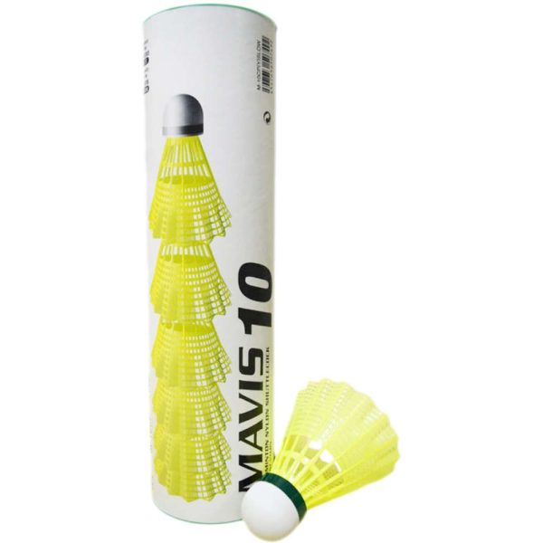 YONEX Mavis 10 Green Cap Yellow Nylon Shuttlecock