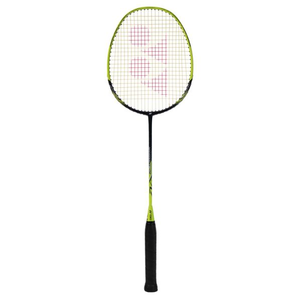 YONEX Nanoray Ace Badminton Racquet (Strung, Black/Lime)