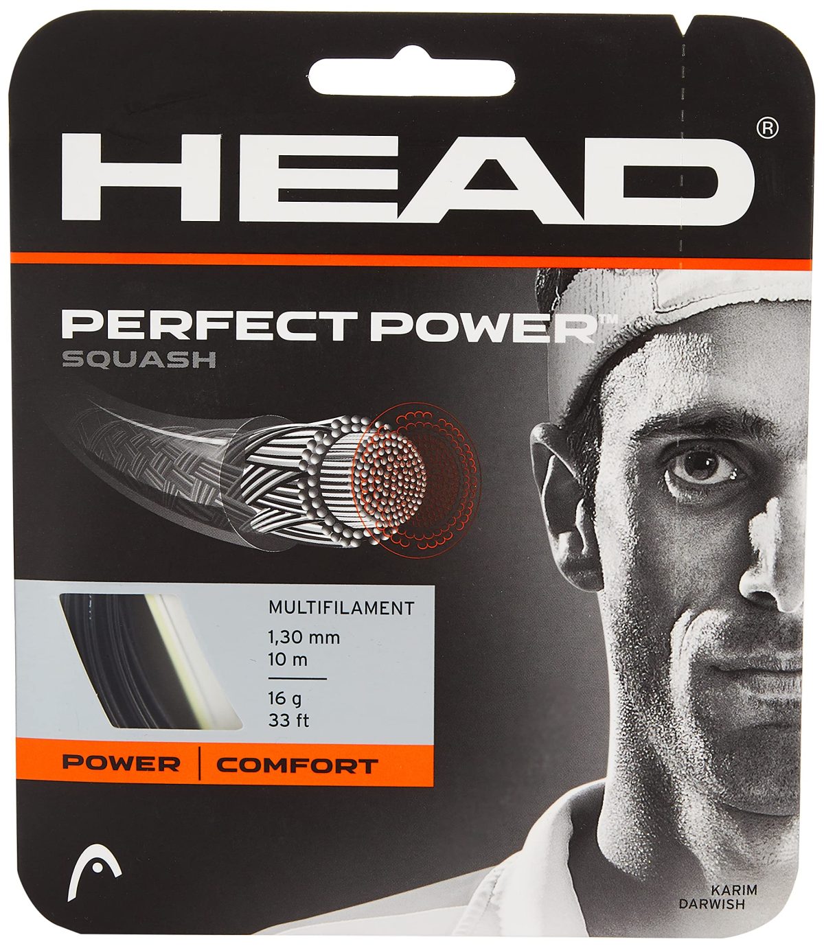 HEAD Perfect Power 16L Squash String