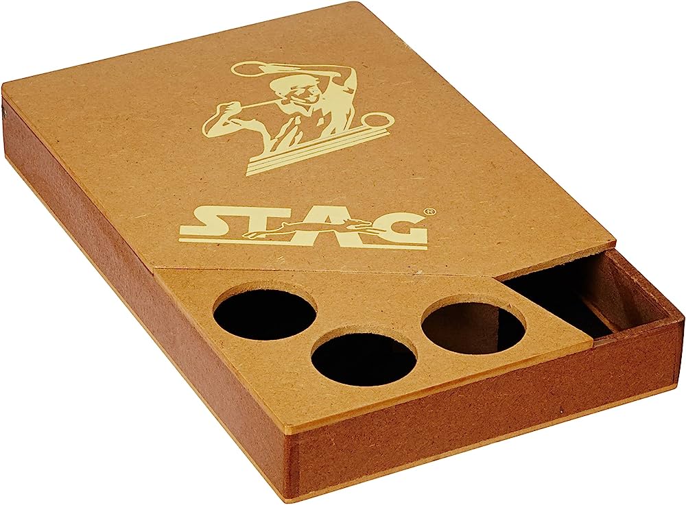 Table Tennis Case - Stag Wooden Case(Colors May Vary)