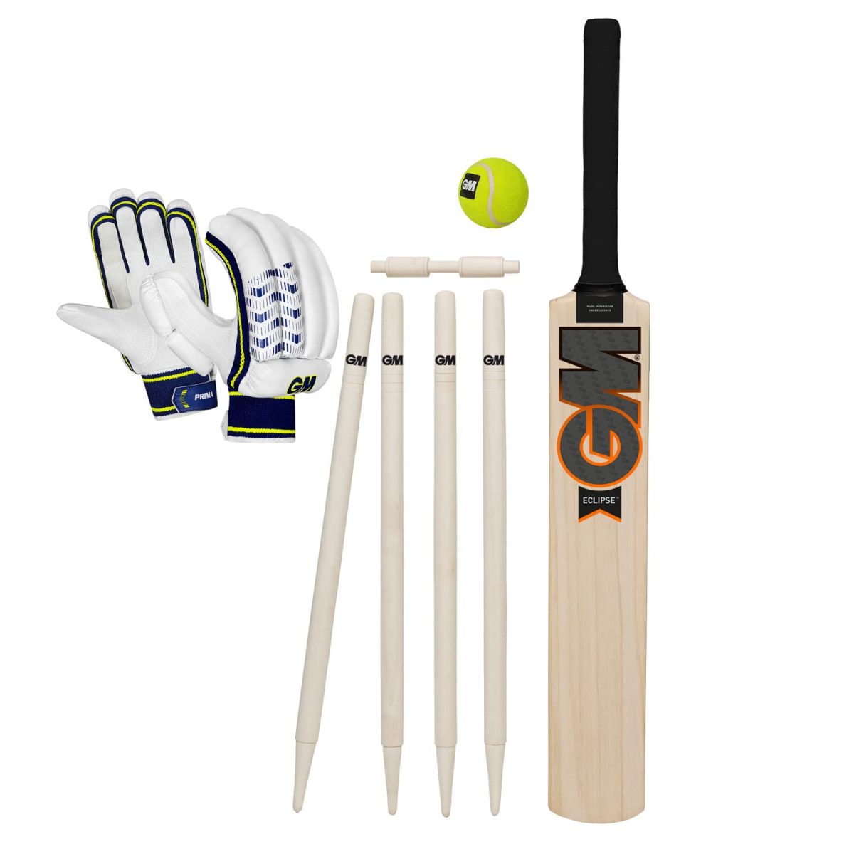 GM ECLIPSE CRICKET KITS ECONOMY (With Gloves) - S 6/5