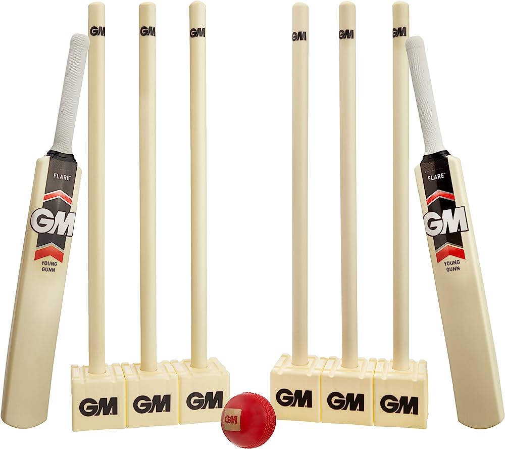 GM FLARE PLASTIC CRICKET SET (2 Bat set) - Size 6