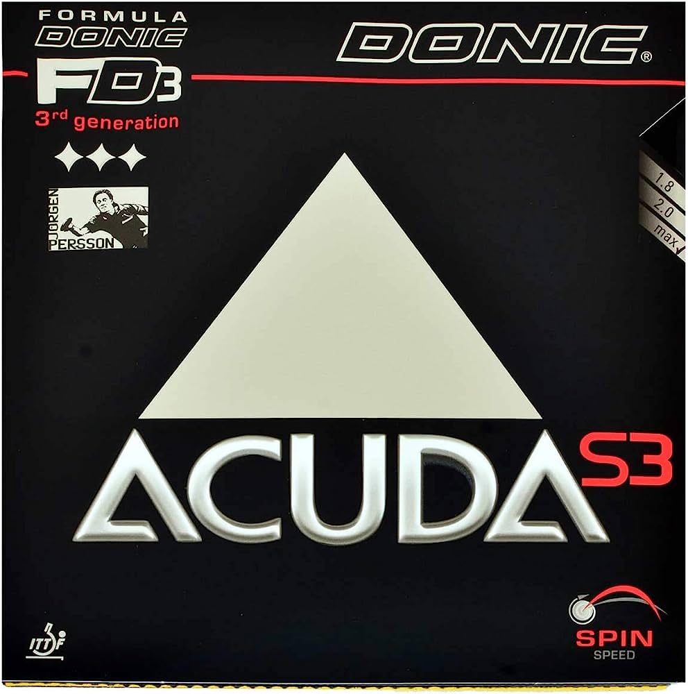 Table Tennis Rubber in India - Donic Acuda S3