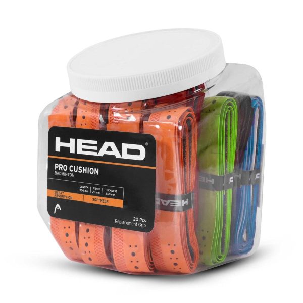 HEAD PRO CUSHION BADMINTON GRIP (20 PCS)