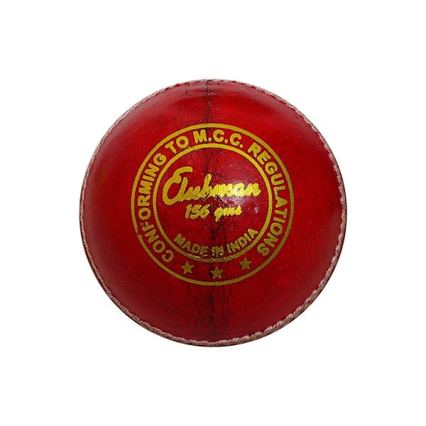 GM Clubman Leather Cricket Ball (RED) - MENS