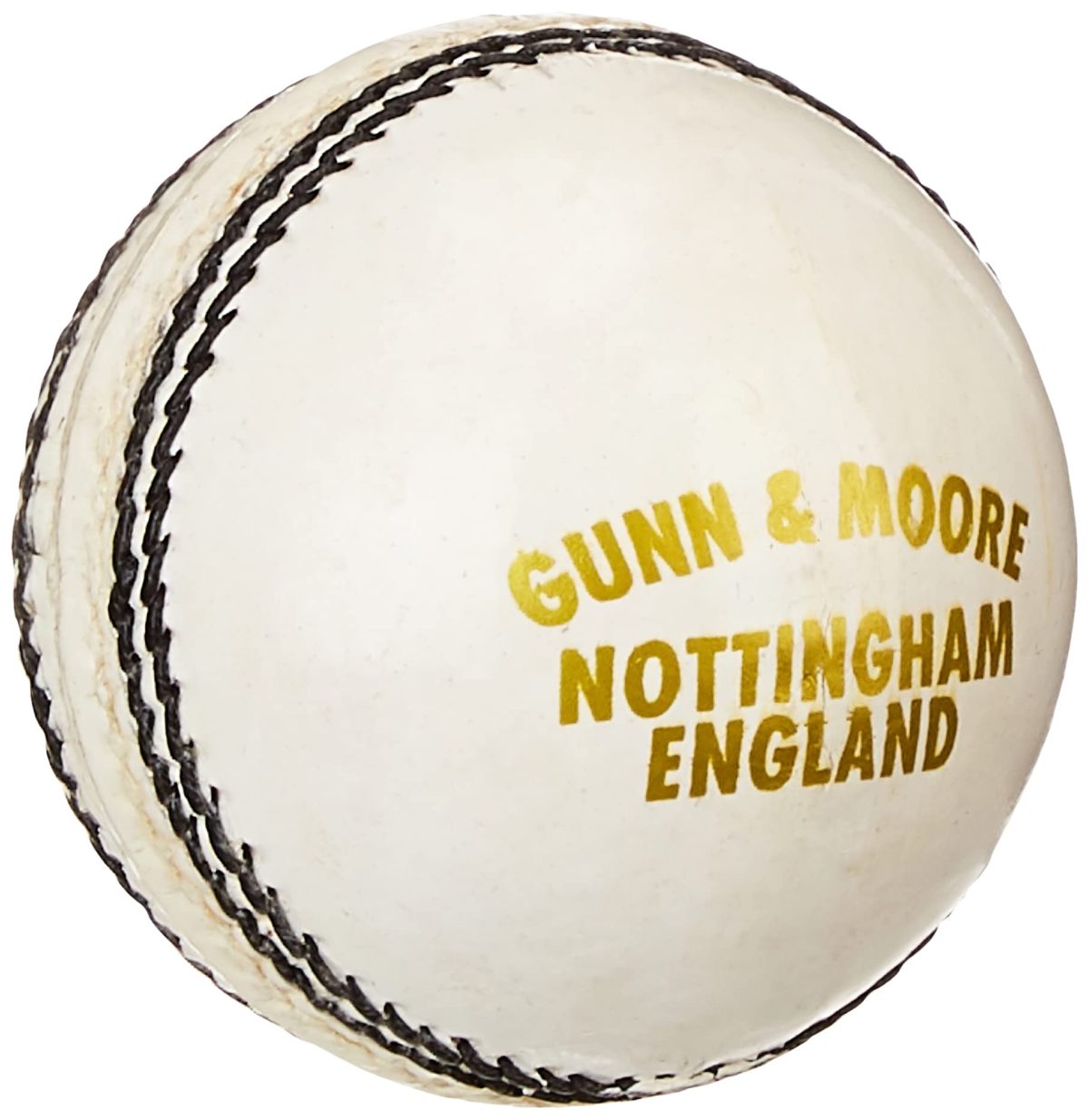 GM Crown Match Cricket Leather Ball (White) - MENS