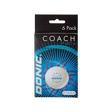 Donic coach P40+ Cell Free (Training Balls - Pack of 6)