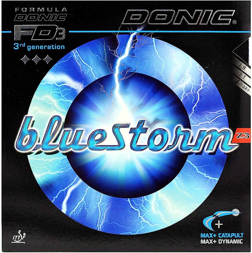 Top 10 Table Tennis Rubbers in India - Donic Bluestorm Z3