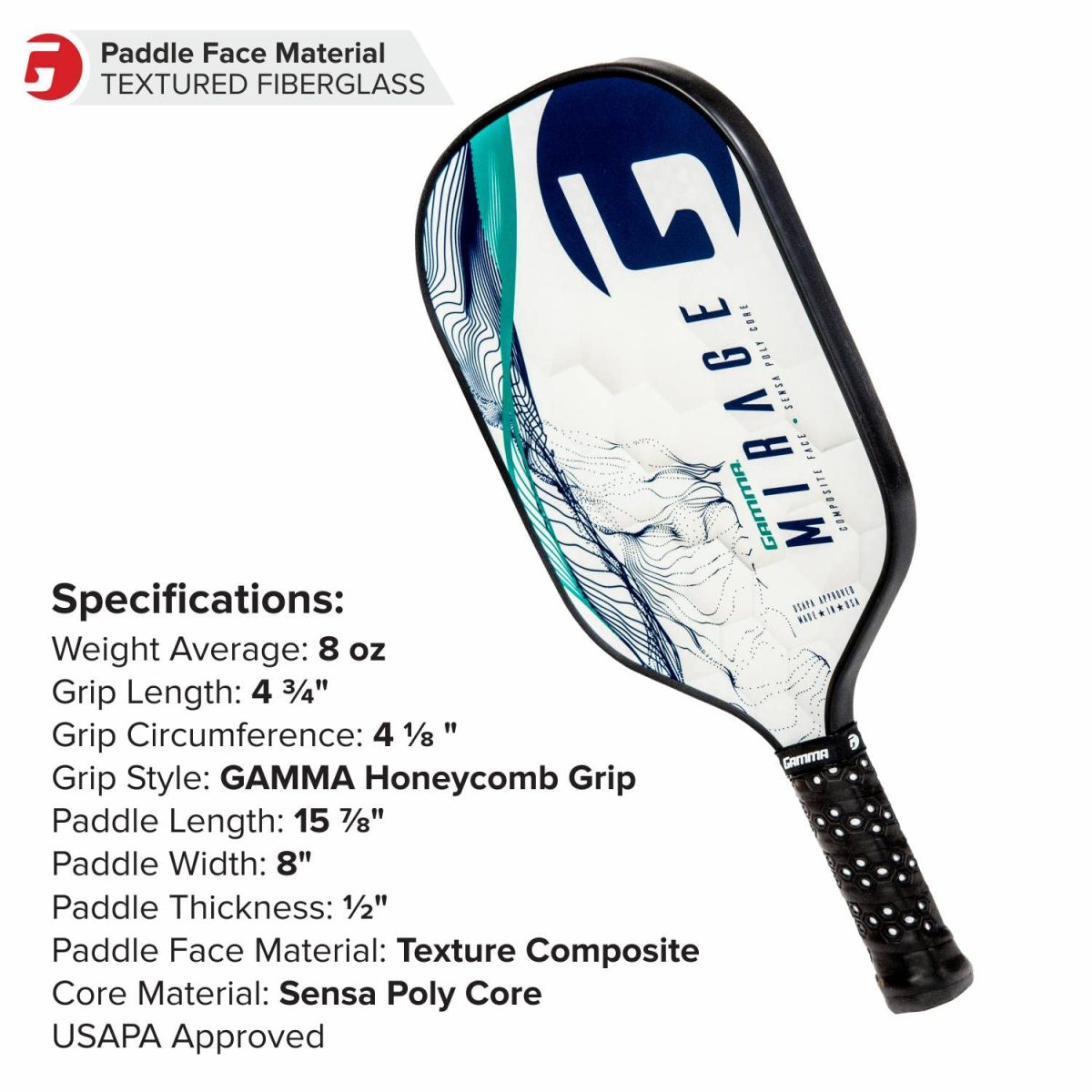 Pickleball Paddle Online in India - GAMMA MIRAGE 04