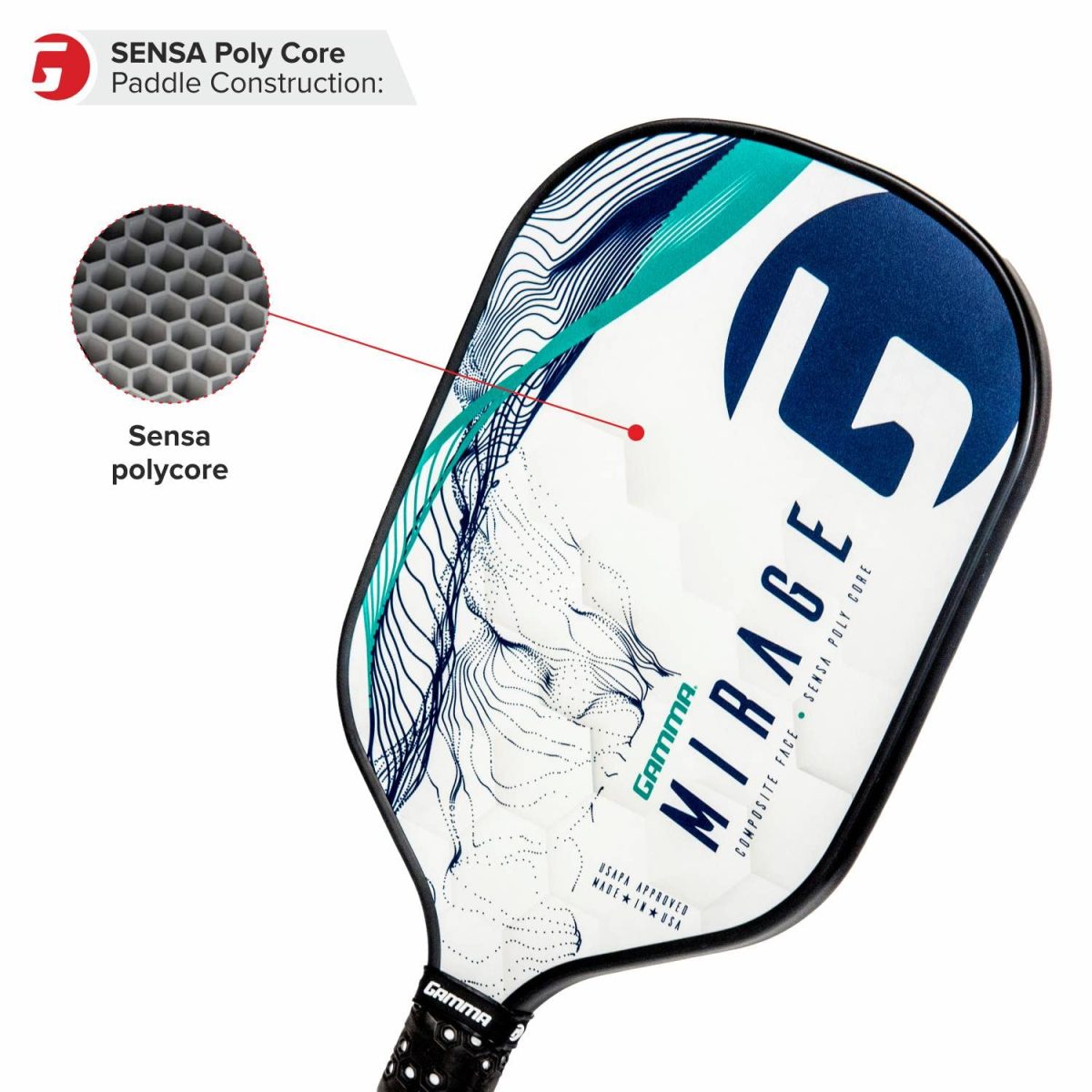 Pickleball Paddle Online in India - GAMMA MIRAGE 01