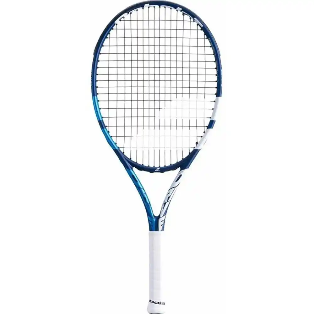 Babolat Wimbledon Tennis Racquet in India - DRIVE JR 25 White/Blue