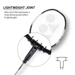 Top 5 Yonex Badminton Rackets in India - Yonex ZR 100 Lite Black. 3